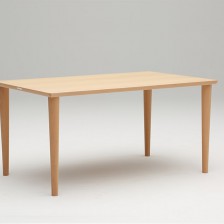 D36540AE　ダイニングテーブルW1500　ピュアビーチ